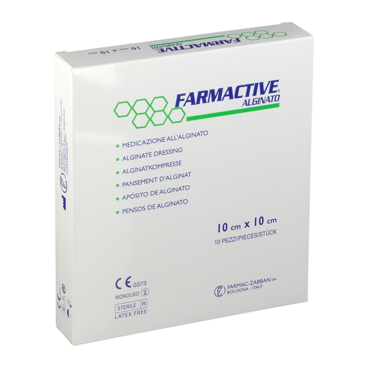FARMAC-ZABBAN SpA Farmactive® Alginat-Verband 10 x 10 cm