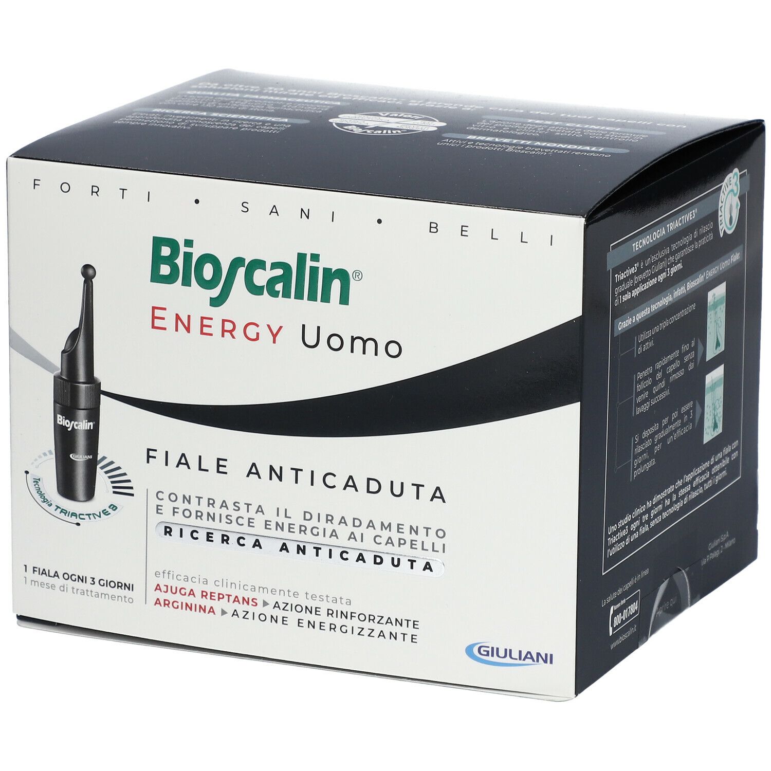 GIULIANI SpA Bioscalin® Energy Anti-Haarausfall-Ampullen für Männer