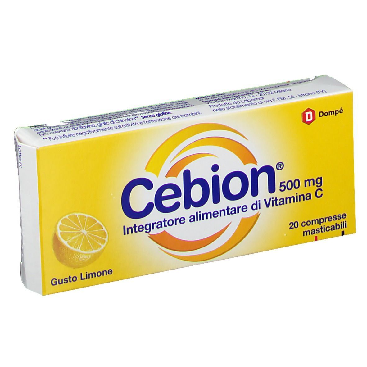 DOMPE' FARMACEUTICI SpA Cebion® 500 mg Zitronengeschmack