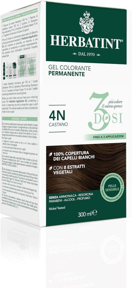 ANTICA ERBORISTERIA SpA Herbatint® 3 Dosi 4N Braun