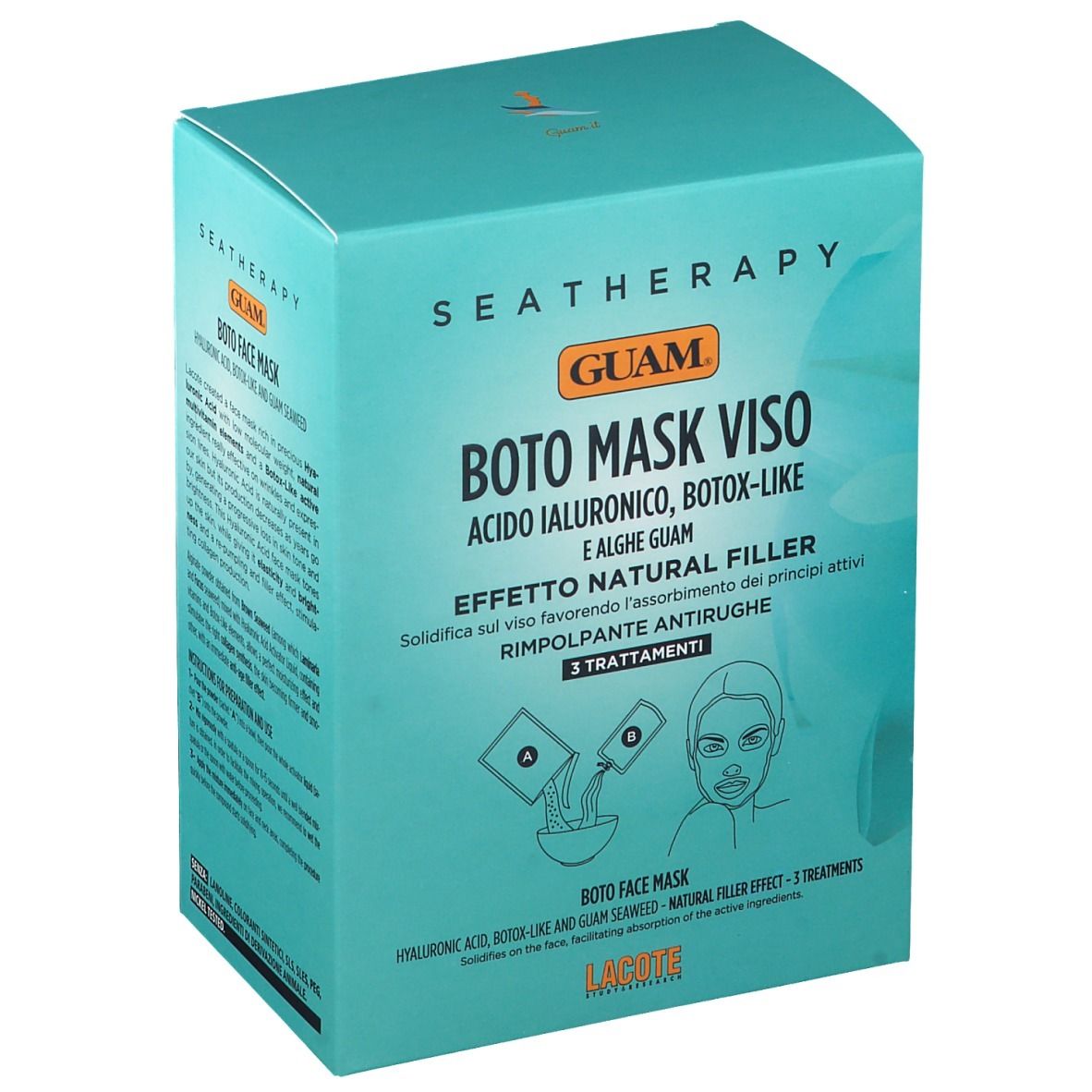 LACOTE Srl Guam® Seatherapy Boto-Maske Hyaluronsäure-Gesichtsmaske