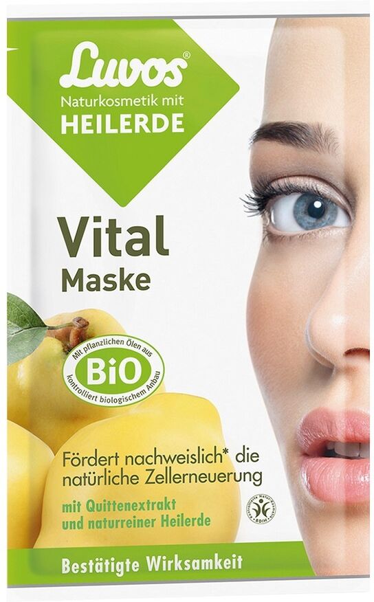 Luvos Naturkosmetik Creme-Maske Vital mit Quittenextrakt 15.0 ml