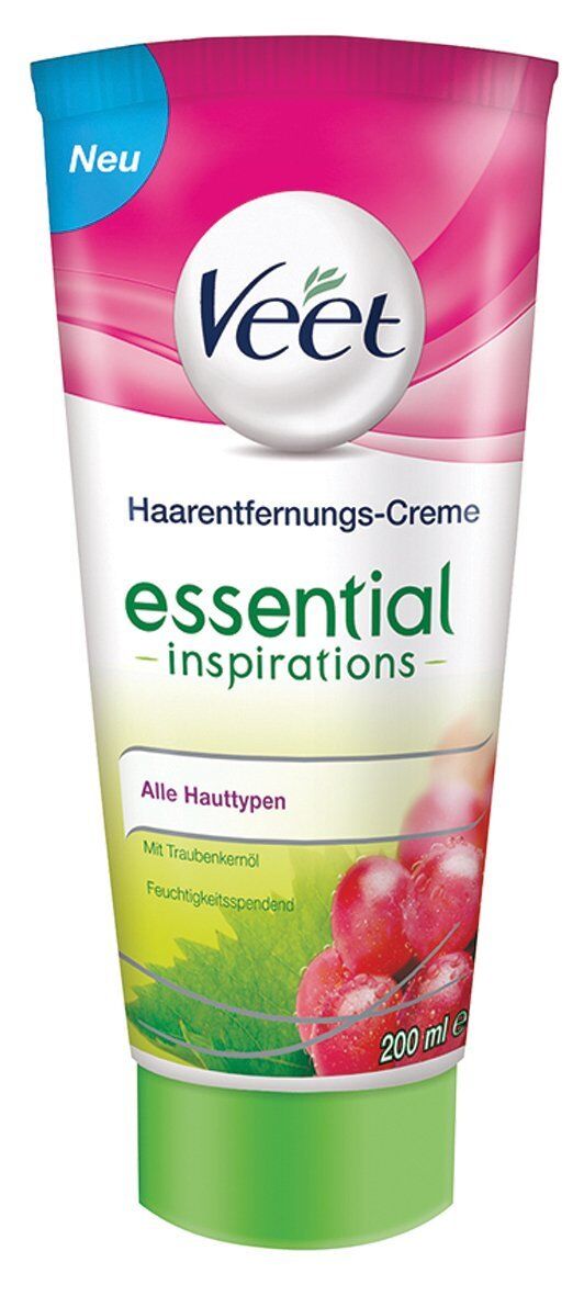 VEET Haarentfernungs-Creme Essential Inspirations fuer alle Hauttypen