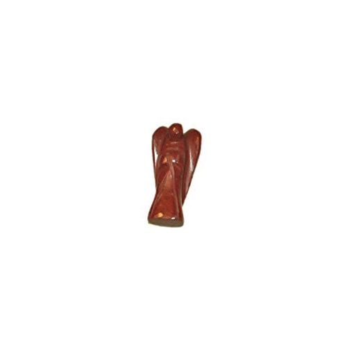 Jet International Red Jasper 1" Angel Healing Positieve Power Peace Welvaart Gezondheid Rijkdom Familie Bonding Relatie