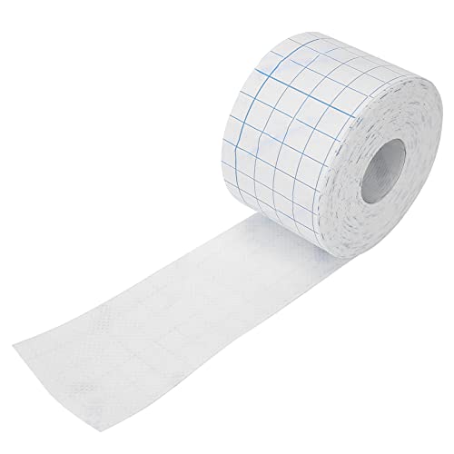Shanrya Niet-geweven stoffen tape, niet-geweven stoffen verband Kleefband voor fix-naald voor fix-katheter(Wit 5cm*10m)
