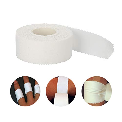 Betued Zelfklevend verband, elastisch kwaliteitsverband, samenhangend verband, knieverband, katoen, zelfklevend verband, vinger, pols, enkelbescherming (2,5 cm * 10 m)