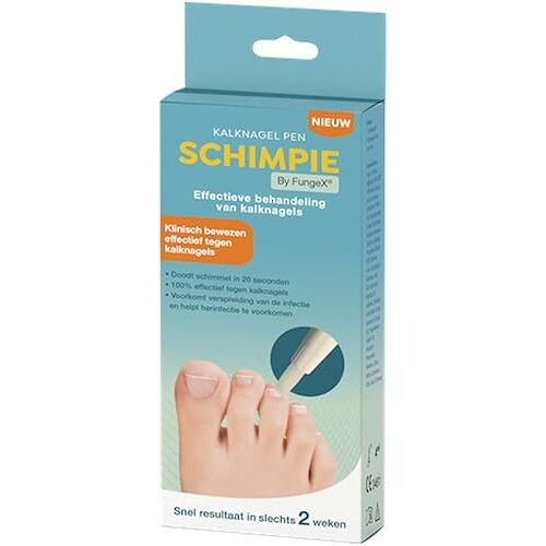 Schimpie Kalknagel Pen   Voetschimmel Behandeling   Alternatief Voetschimmel Creme   Zwemmerseczeem Behandeling   Schimmelnagel Nagellak   Kalknagelbehandeling