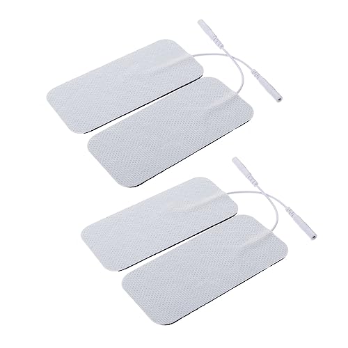 GLEAVI Elektronische Pulsstimulator 4 Stks Gel Patch Unit Vervangende Pads Elektroden Elektrode Gel Pads Meridiaan Elektrode Vel Zelfklevende Elektroden Elektroden