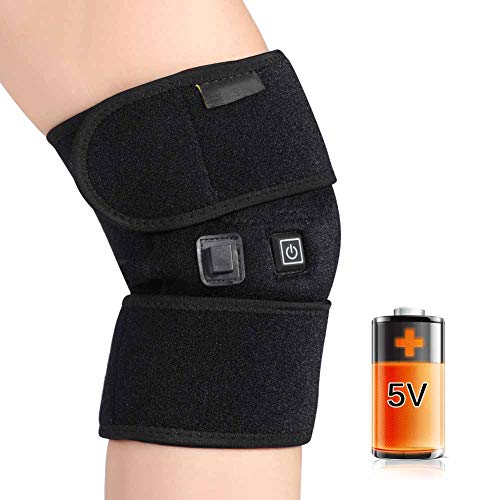 TOUISEDGI Kniebrace, Kniebrace Met Artritis USB-kabel Kniebeschermer Voor Bescherming Van De Knieën 60 X 22cm 5V