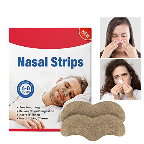 Generic Neusstrips, Neusstrips voor een betere nachtrust, 12 Ademstrips ademen Anti snurken voor verstopte neusverlichting, anti-snurkapparaat voor een betere neusademhaling