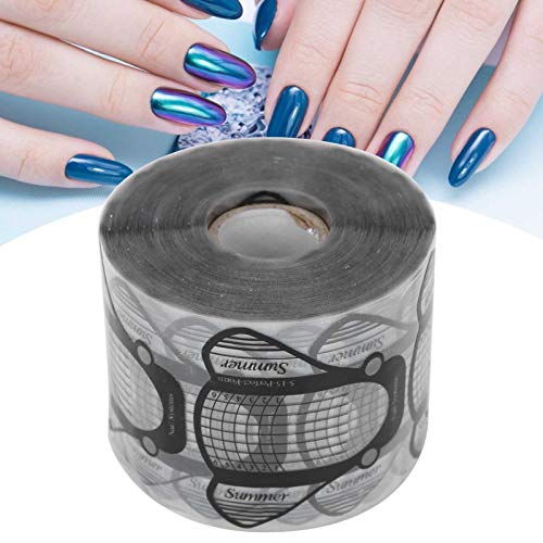 ZJchao 500 stks Nagelvormen Zelfklevende Nageluitbreiding Sticker PVC Decoratie Nagelkunst Accessoires voor Acryl UV Gel Nagelkunst Thuis Salon