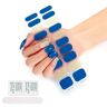 Morain 20 Sticker Semi-uitgeharde Gel Strips Gel Nail Volledige Wraps Strips Gel Nail Stickers UV/LED Lamp Vereist Nail Wrap Semi-uitgeharde Gel Nail Strips Pedicure Semi-uitgeharde Gel Nail Strips Starter