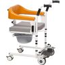 CPARTS Patiënt Lift Transfer Stoel, Douchestoel, Transfer Rolstoel, Rolstoel Transfer naar Toilet, Transfer Douchestoel, Patiënt Transfer Stoel, Rollende Douchestoelen voor gehandicapten, 250 lbs Capac