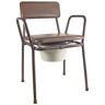 Aidapt Brown Kent Stacking Commode Stoel (Eigabel voor btw-vrijstelling in het Verenigd Koninkrijk)