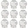 GMMH Cupping van glas (cupping vuur) (6 stuks, 10 cm) cupping glazen cupping glazen cupping van glas, vacuüm massage glas cupping