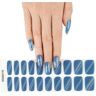 LONGSAO Wessiny UV Gel Nail Stickers, Fenail Gel Nail Strips, Fenail Gel Nail Strips, The Fenails Semi Cured Gel Nails Strips, Gel Nails Kit. (NG200170)