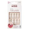 Kiss Salon Naturals Double Take, Kunstnägel-Set, 28 Nägel + Kleber, weiß 32 g