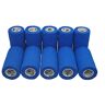 PintoMed Cohesief verband 10 x BLAUW 10 rollen x 10 cm x 4,5 m zelfklevend, flexibel verband, eerste hulp, verwondingen