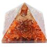 Blessfull Healing Reiki Healing Stone Fen Shui Gift Carnalian Stone met Potlood Piramide Chakra Energie