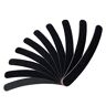 N 10 x DOUBLE SIDED AIL FILES UK EMERY BOARD UK SELLER STRAIGHT AIL FILE As Show 10pcs Black