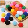 Yurosiay 100 stuks 5 cm kleurrijke pompons kinderen pompons ballen pompons ballen pompons om te knutselen, pluche ballen, pluizige pompoms, geen pompons voor grappig DIY creatief handwerk 1#