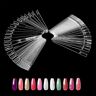 Nacerlary 100 stuks nageltips nageldisplay swatches nagels nagellak display ringsticks, nagelsalon oefeningen display transparant nail art tips