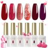 ROSALIND UV Nagellak set 6 kleuren Gelnagellak Set 35