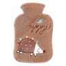 Luojuny Hand Warmer Bag Lekvrije Warme Buik Hervulbare Water Vullen Warm Water Bag Voor Thuis Tan 500ML
