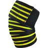 Wilitto Elleboogbrace Verstelbaar Vermijd knieblessure Lichtgewicht Mannen Vrouwen Elleboog Ondersteuning Brace Arm Warmer voor Training Zwart & Geel