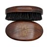 Best-Beardcare Baardborstel Kam van Natuurlijk Zwijnenhaar & Kersenhout Ovaal Baardverzorging & styling Voor na gebruik van Baardolie en Baardbalsem