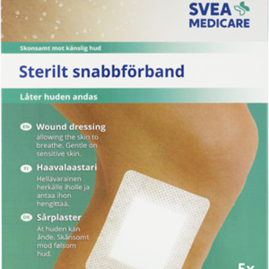 Svea Medicare Sterilt snabbförband 10 x 15cm 5 st