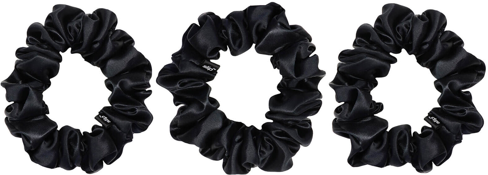 Slip Silk Large Scrunchies (Various Colours) - Black