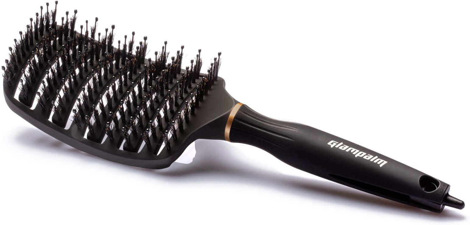 GlamPalm Boar Bristle Shine Paddle Brush