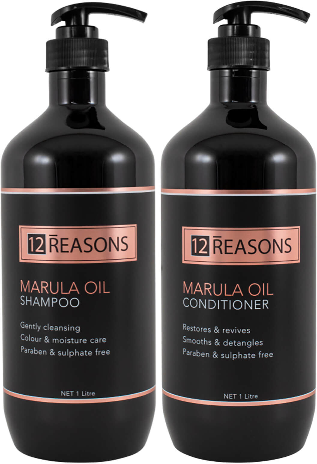 12Reasons Marula Oil Shampoo and Conditioner Duo - Frizzy Hair