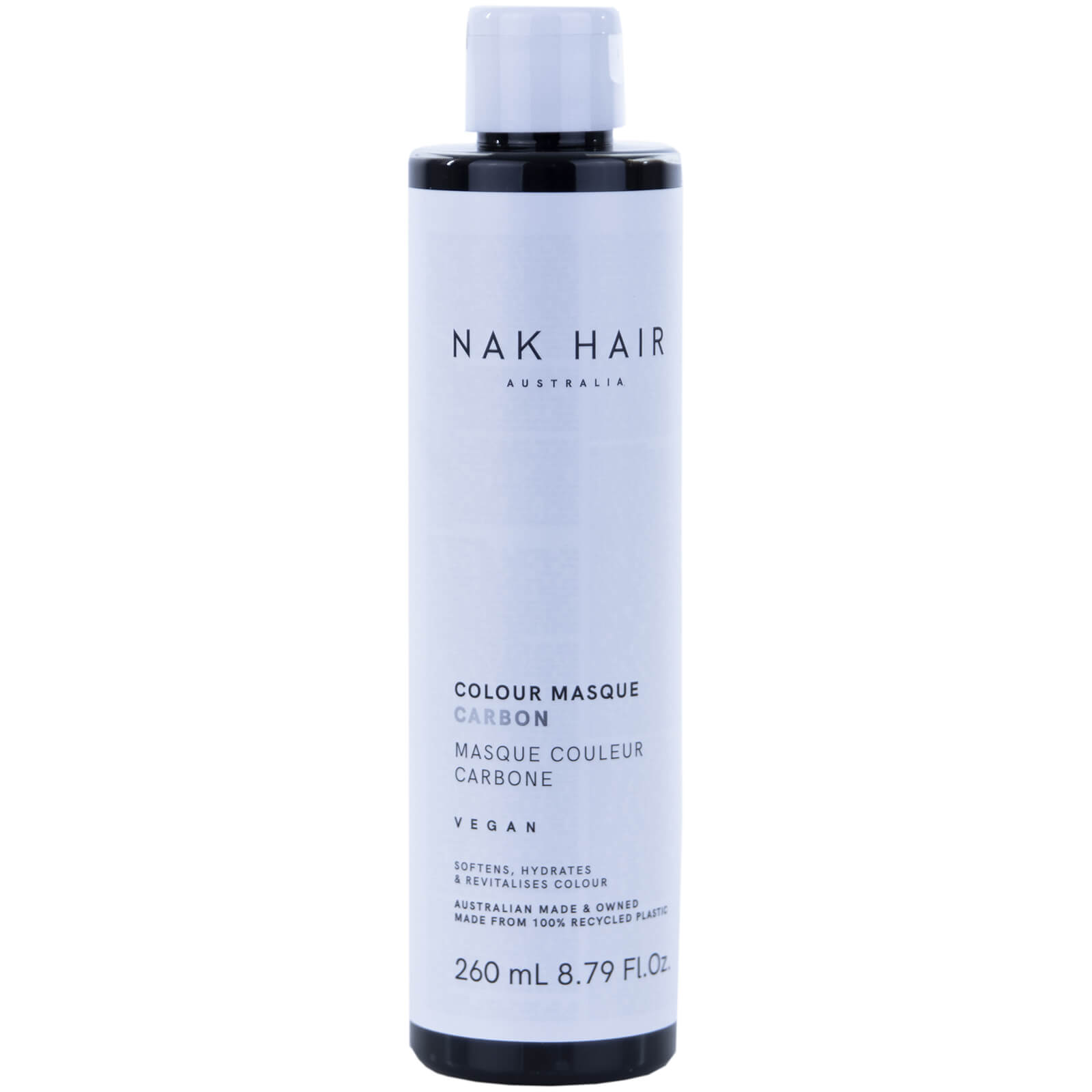 NAK Colour Masque 260ml (Various Shades) - Carbon