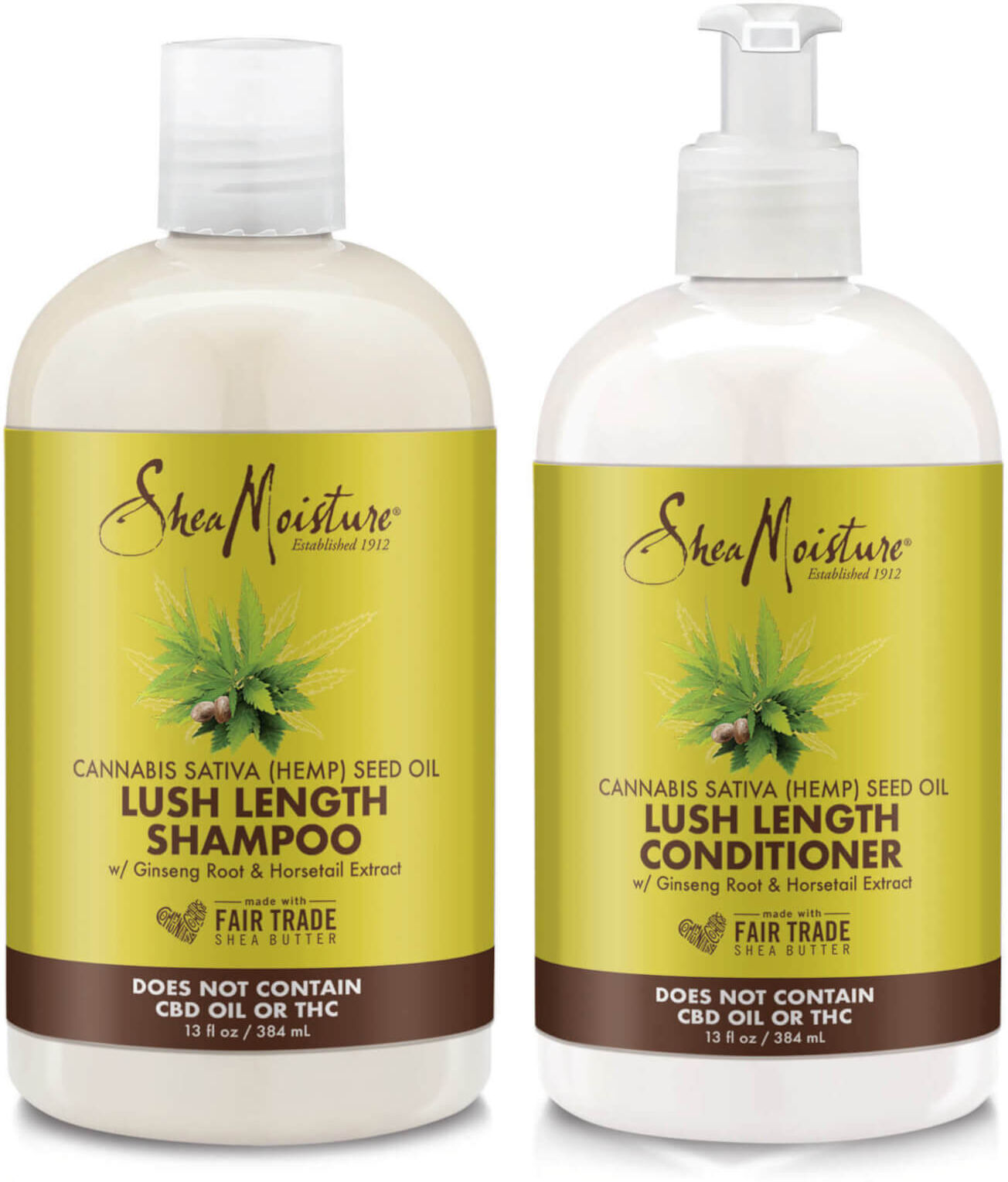 SheaMoisture Shampoo and Conditioner Hemp Seed Oil Duo