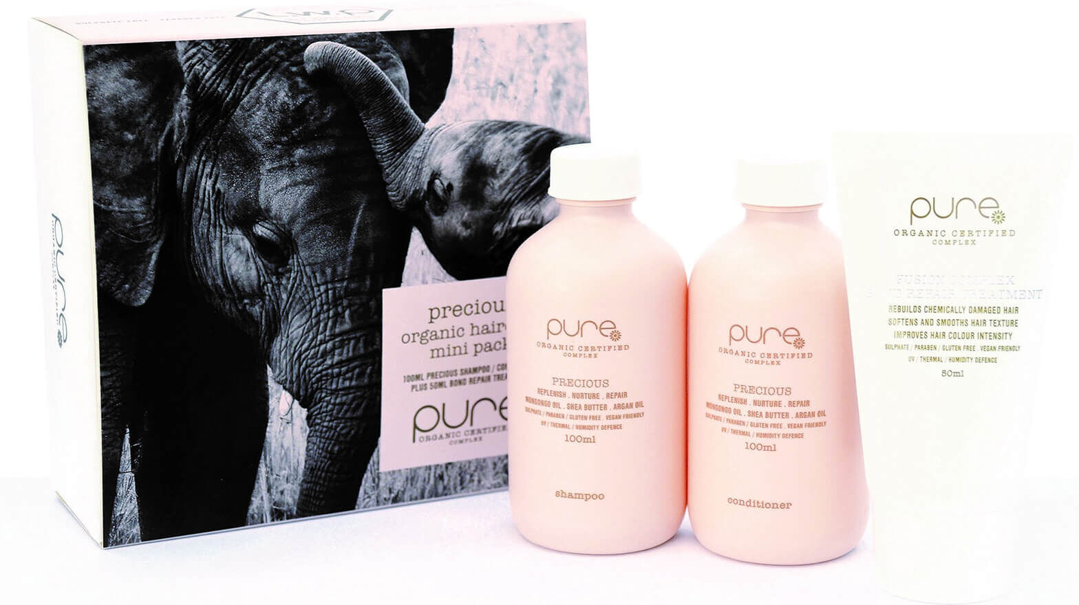 Pure Precious Organic Haircare Mini Trio Pack