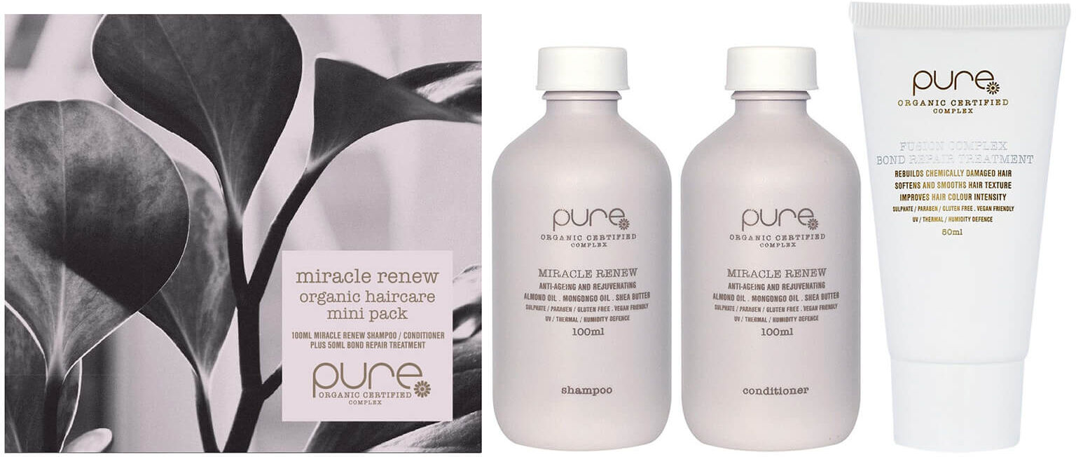 Pure Miracle Renew Organic Haircare Mini Trio Pack