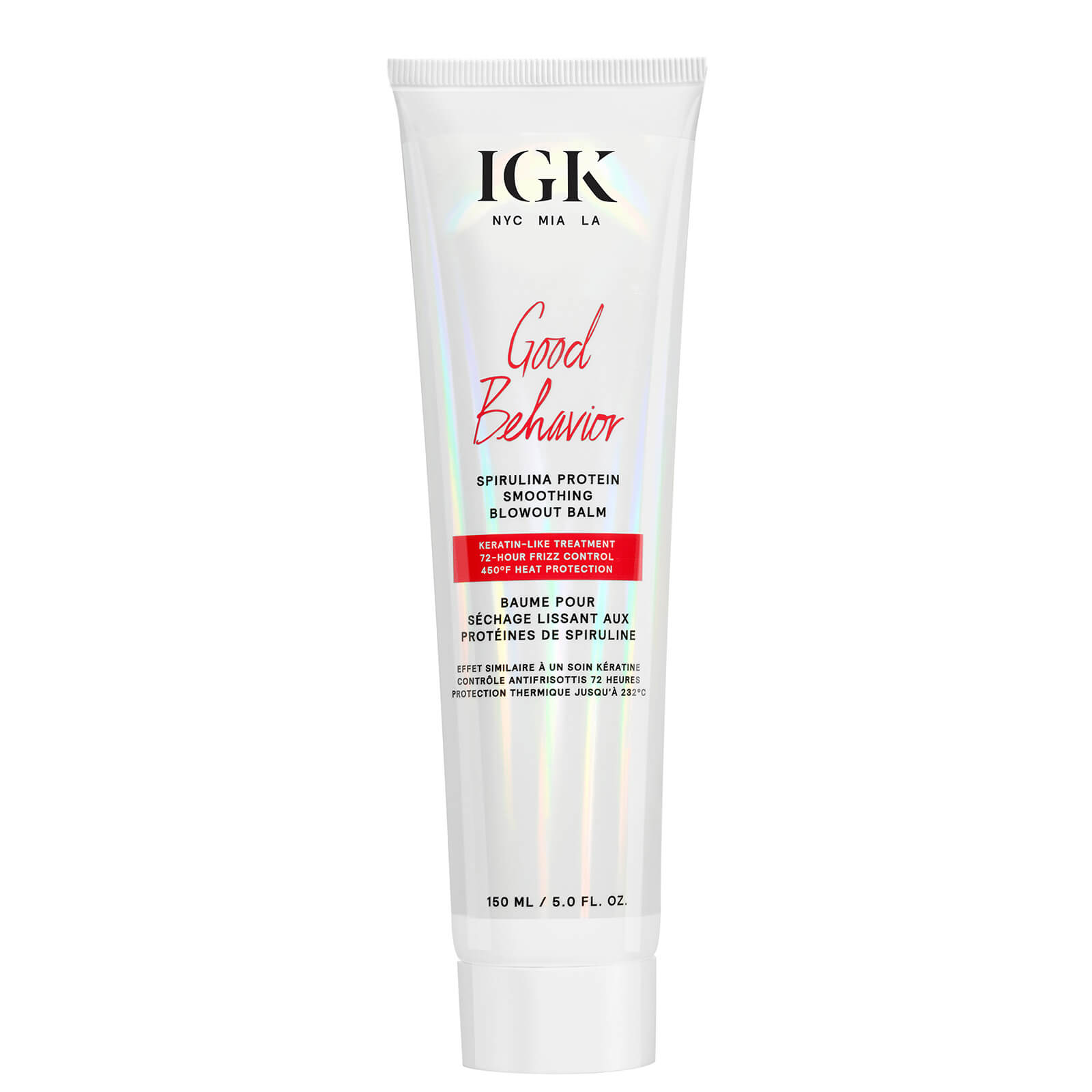 IGK Good Behavior Spirulina Protein Smoothing Blowout Balm 150ml