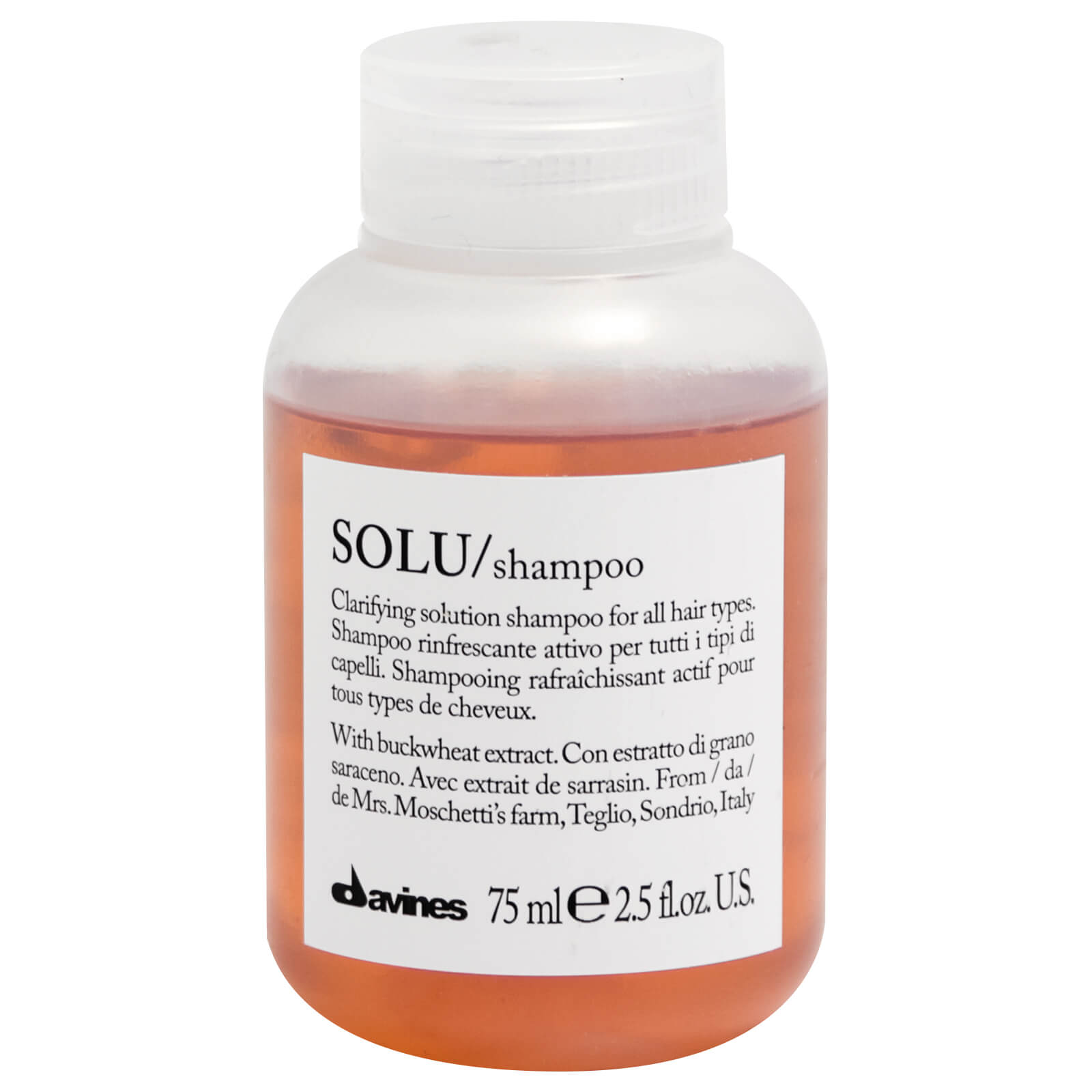 Davines SOLU Clarifying Shampoo 75ml