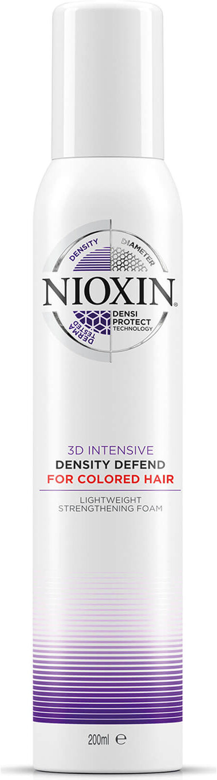 NIOXIN 3D Intensive Density Defend Lightweight Strengthening Foam 200ml