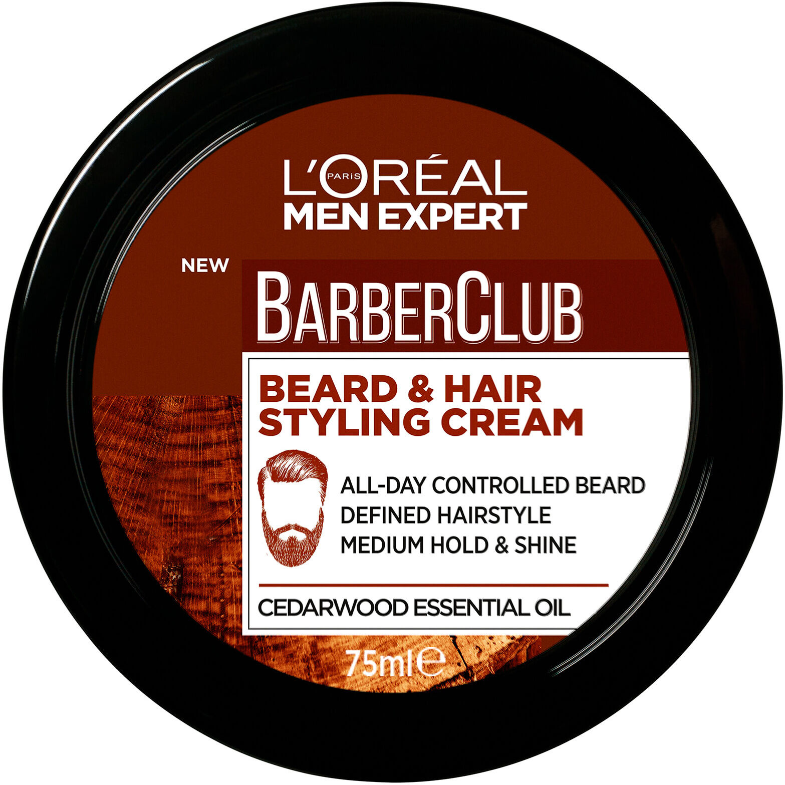 L'Oréal Paris Men Expert Barber Club Beard & Hair Styling Paste 75ml