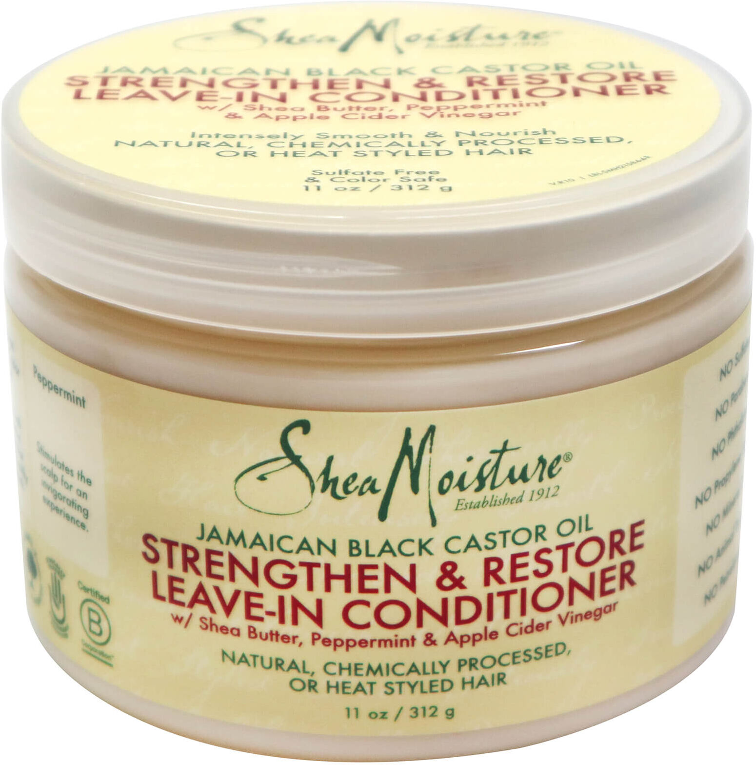 SheaMoisture Jamaican Black Castor Oil Strengthen and Restore Leave In Conditioner 312g