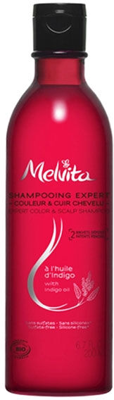 Melvita Indigo Shampooing Expert Couleur et Cuir Chevelu Bio 200ml