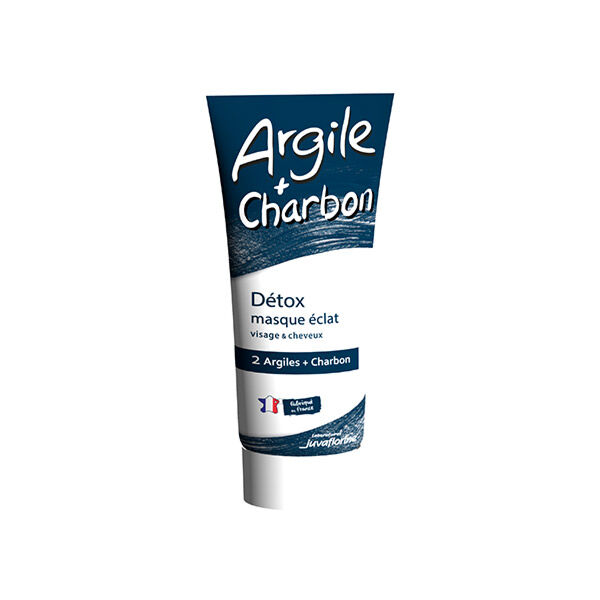 Juvaflorine Argile et Charbon Masque Détox Éclat 300g