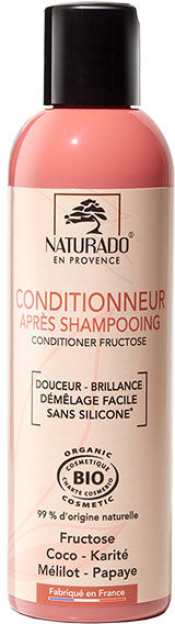 Naturado en Provence Naturado Baume Après-Shampooing Fructose Démêlant Bio 200ml