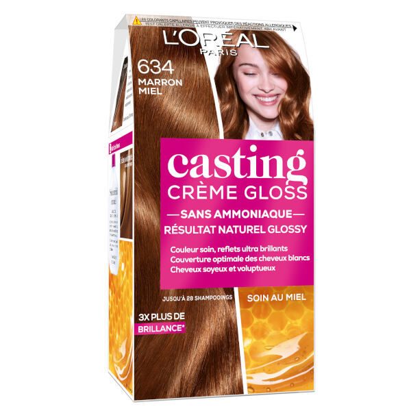 L'Oréal Paris L'Oréal Casting Crème Gloss Coloration Marron Miel 634