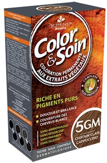 Les 3 Chênes Color & Soin Châtain Clair Cappuccino 5GM