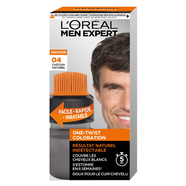 L'Oréal Paris Men Expert Coloration One-Twist N°4 Châtain Naturel