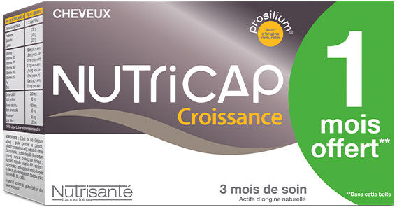 Nutrisanté Nutricap Croissance 2 mois + 1 mois Offert